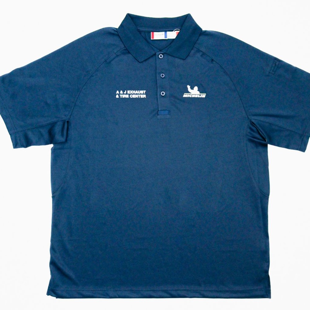 Mens Polo Shirt Clique Jersey Shirt Michelin Logo